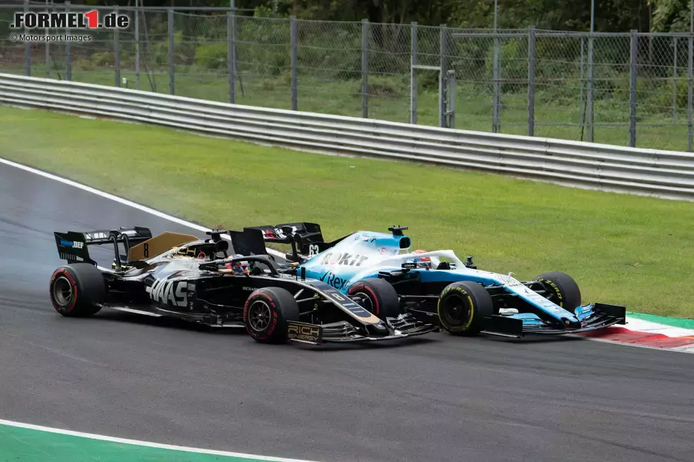 Foto zur News: George Russell (2): Wir glauben: Der Formel-2-Champion ist ein kommender Weltmeister. Vor Räikkönen, Grosjean, Kubica im Ziel, das ist mit diesem Auto eine Leistung - ganz egal, wie die Umstände sind. Und nach der Trainingsniederlage gegen Kubica reagierte er souverän und drehte den Spieß um.