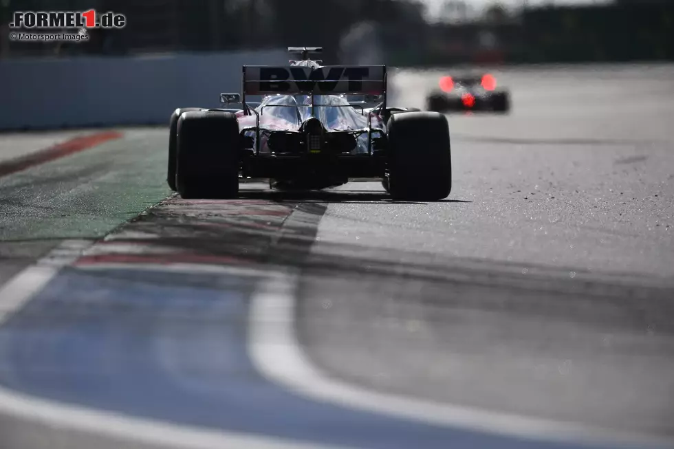 Foto zur News: Sergio Perez (2): Sotschi war eines der besten Rennen seiner Karriere, findet Perez. Das ist vielen Fans gar nicht aufgefallen. Letztendlich wurde er Siebter, nur 2,8 Sekunden hinter Sainz. Das ist mit einem Racing Point eine überragende Leistung.