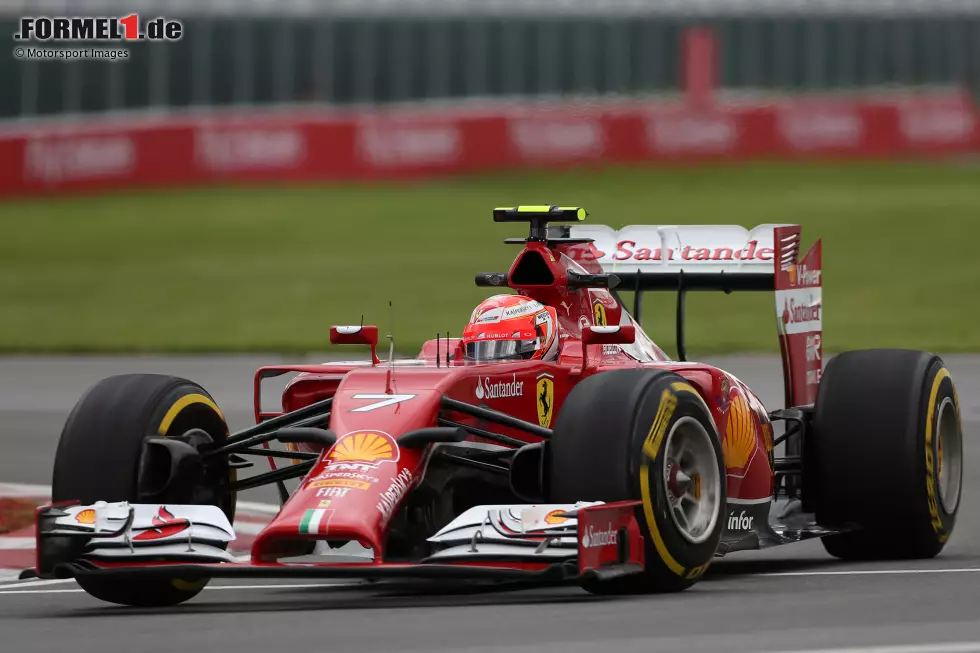 Foto zur News: 2014: Ferrari F14 T; 
WM-Ergebnis: 12. mit 55 Punkten