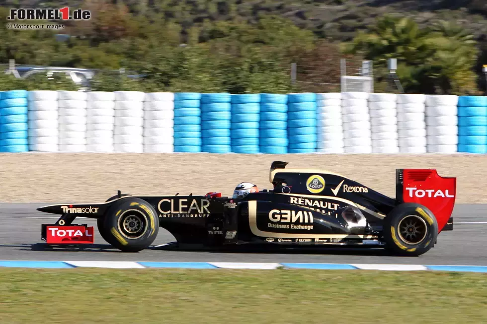 Foto zur News: 2012: Lotus-Renault E20; 
WM-Ergebnis: 3. mit 207 Punkten, 1 Sieg