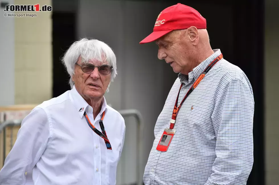 Foto zur News: Bernie Ecclestone (Ex-Formel-1-Chef): &quot;Niki war eine außergewöhnliche Person. Ich vermisse ihn sehr. Er hat nie mit seiner Meinung hinter dem Berg gehalten. Ihm hat man zugehört.  Und als Rennfahrer war er einfach stark. Er wusste stets, ob er am Limit unterwegs war oder ob es noch Zeit zu finden gab. Er liebte die Formel 1.&quot;