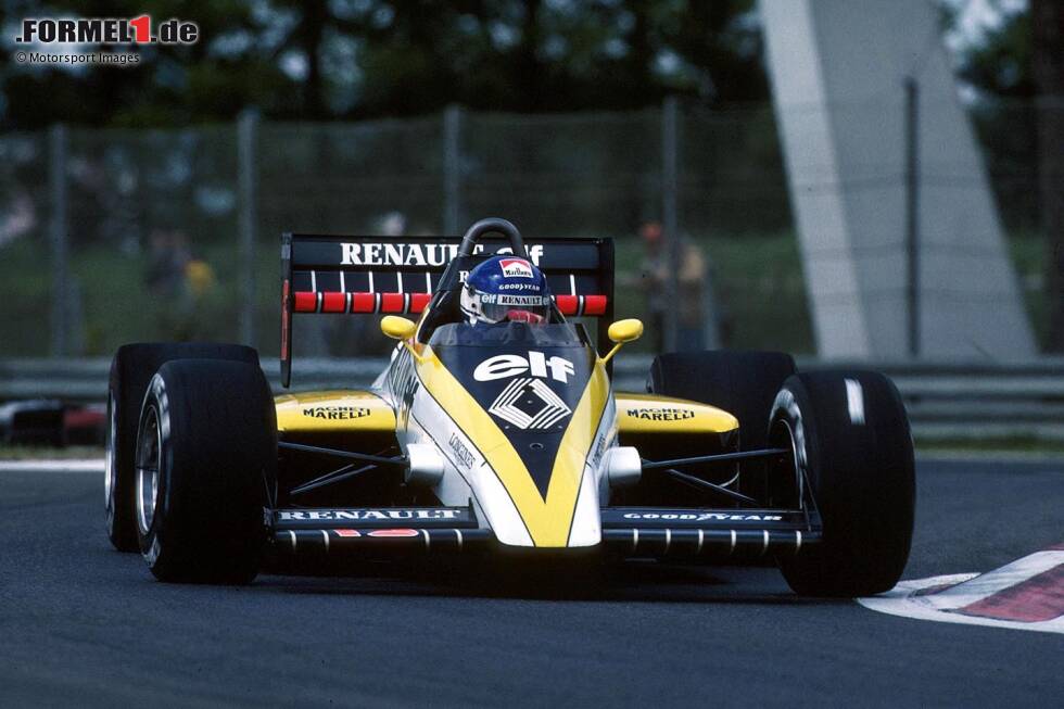 Foto zur News: 1985: Renault RE60 - Fahrer: Francois Hesnault, Patrick Tambay, Derek Warwick