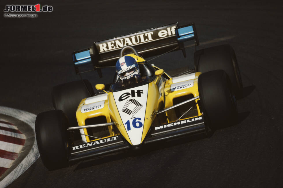 Foto zur News: 1984: Renault RE50 - Fahrer: Philippe Streiff, Patrick Tambay, Derek Warwick