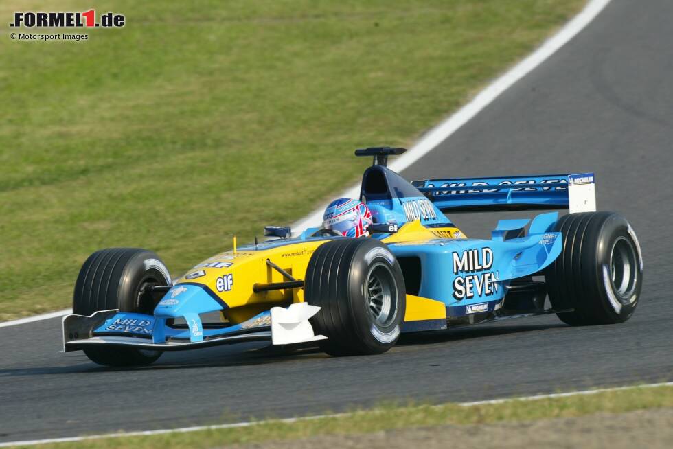 Foto zur News: 2002: Renault R202 - Fahrer: Jenson Button, Jarno Trulli