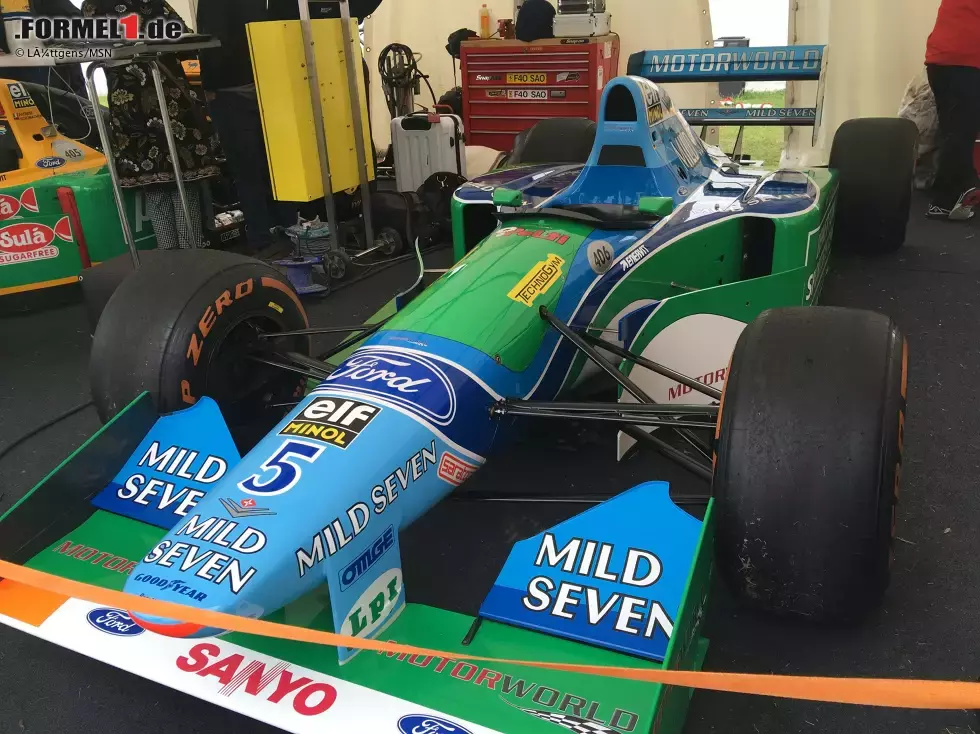 Foto zur News: Im Benetton-Ford B194 wurde &quot;Schumi&quot; 1994 zum ersten Mal Formel-1-Weltmeister