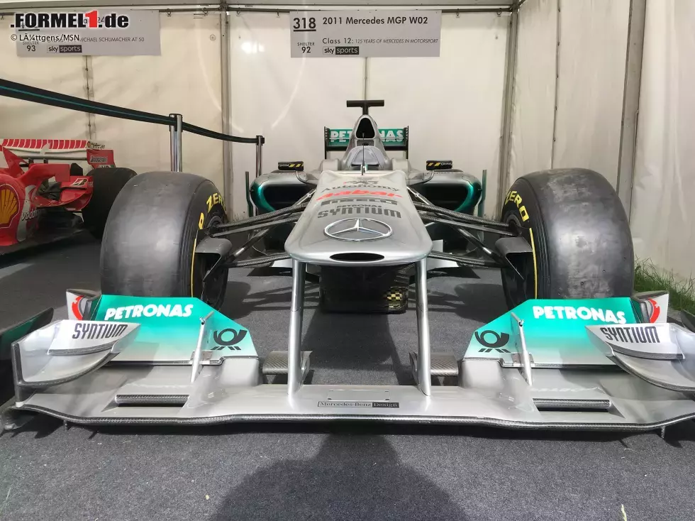 Foto zur News: Im zweiten Teil seiner Formel-1-Karriere fuhr Schumacher 2011 bei Mercedes den W02