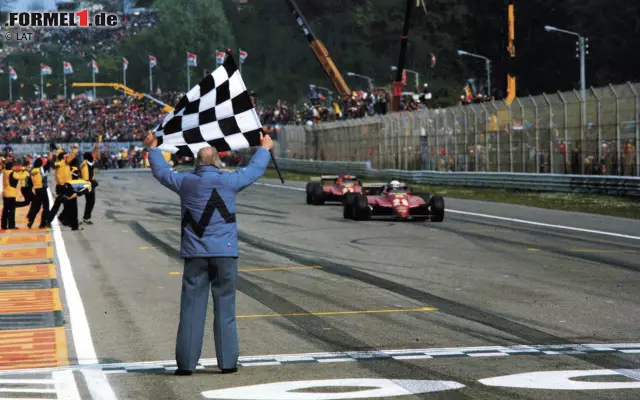 Foto zur News: Imola 1982 - Nein, Imola scheint kein gutes Pflaster zu sein, wenn es um Stallregie geht ... Bereits sieben Jahre vor Prost und Senna gibt es Ärger, als Ferrari seinen Piloten auf P1 und P2 die Anweisung gibt, etwas Tempo herauszunehmen. Didier Pironi nimmt das allerdings nicht ganz so genau, überholt Gilles Villeneuve und gewinnt.