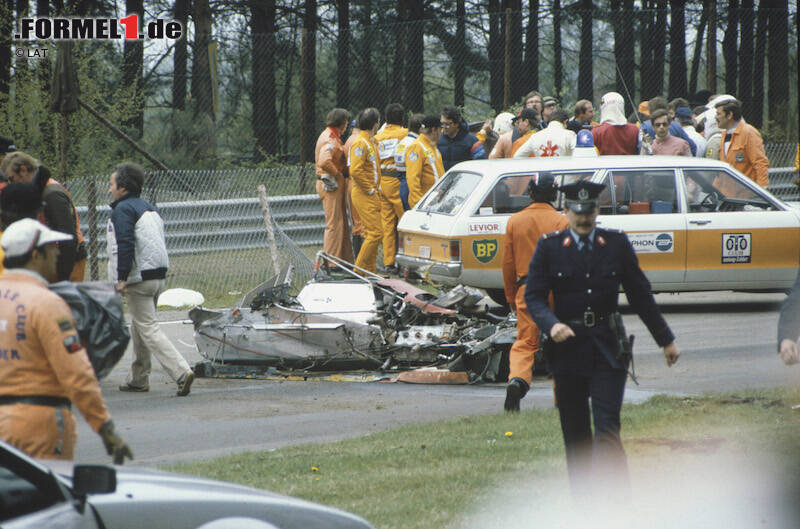 Foto zur News: Tragisch: Villeneuve erklärt anschließend, er werde nie wieder mit Pironi sprechen. So kommt es tatsächlich, denn zwei Wochen später verunglückt der Kanadier in Belgien tödlich. Auch Pironis Karriere endet nach einem schweren Unfall später im Jahr.