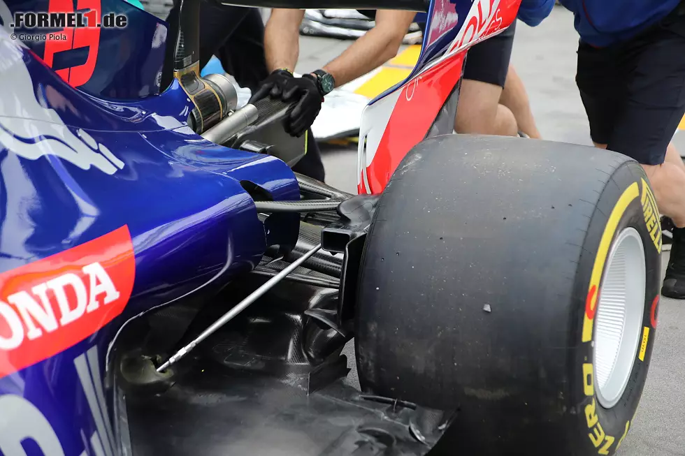 Foto zur News: Toro Rosso STR14: Aufhängung hinten