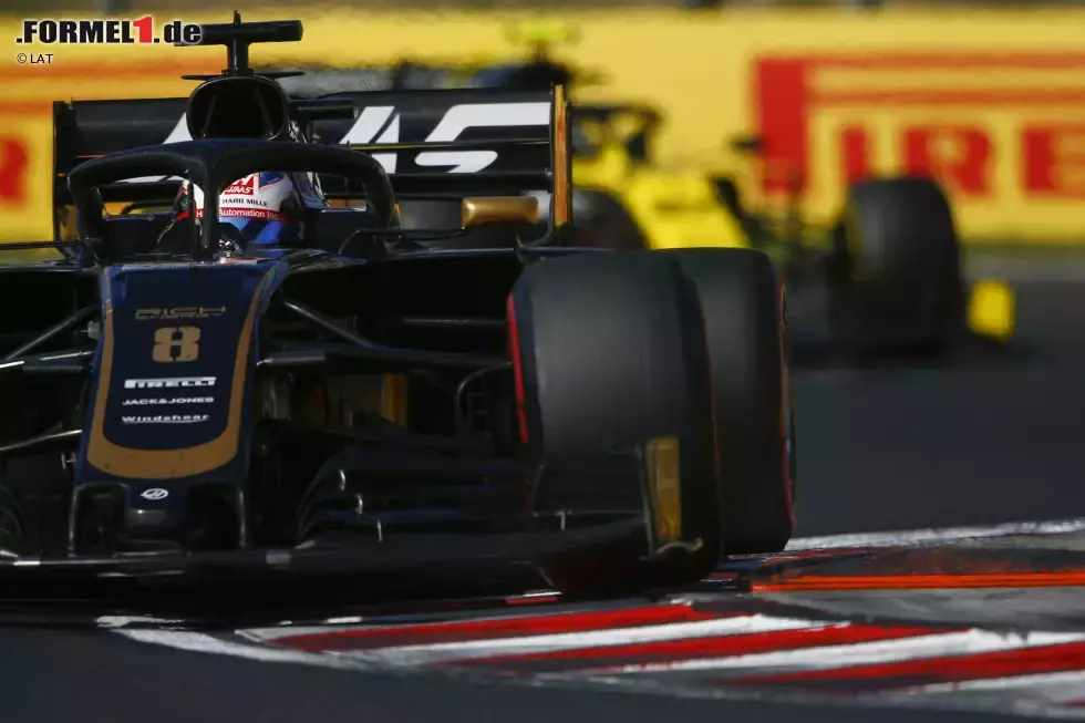 Foto zur News: Romain Grosjean (4): Guter neunter Platz im Quali, im Rennen dann aber keine gute Pace, die üblichen Haas-Probleme und die Zielflagge wegen eines Defekts nicht gesehen. Ein besseres Wochenende als für den Teamkollegen, an der 3 aber ganz knapp vorbei geschrammt. 4+.