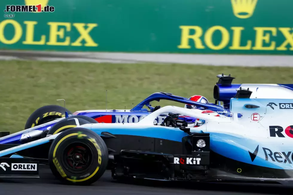 Foto zur News: George Russell (2): Williams lebt! Zumindest ein Auto. Kubica weiter im Niemandsland, Russell schafft mit P16 in Quali und Rennen eine mittlere Sensation. Natürlich fällt es immer schwer, seine Leistungen zu beurteilen, weil Kubica kein Maßstab ist. Aber es ist klar, wer von den beiden eine langfristige Zukunft in der Formel 1 hat.