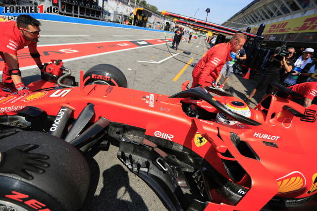 Foto zur News: "Im Tourenwagen war er wirklich beeindruckend", lobt Vettel, dessen Schneider-Helmdesign im Ferrari rollend so aussieht und ...