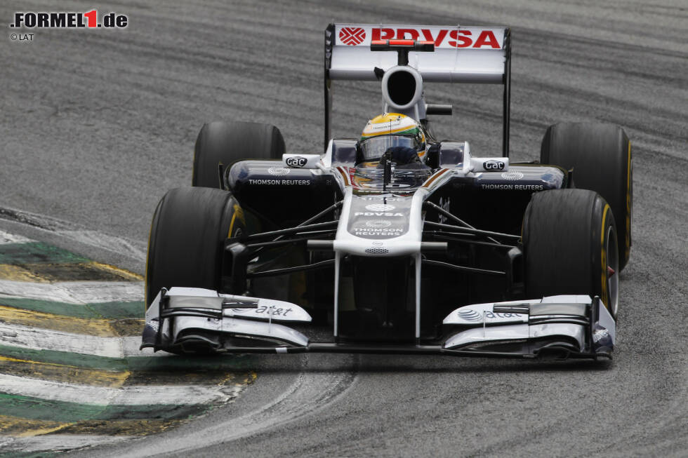 Foto zur News: 2011 prangt mit PDVSA ein neuer Großsponsor auf dem Heckflügel des FW33. Den hat Pastor Maldonado mitgebracht.