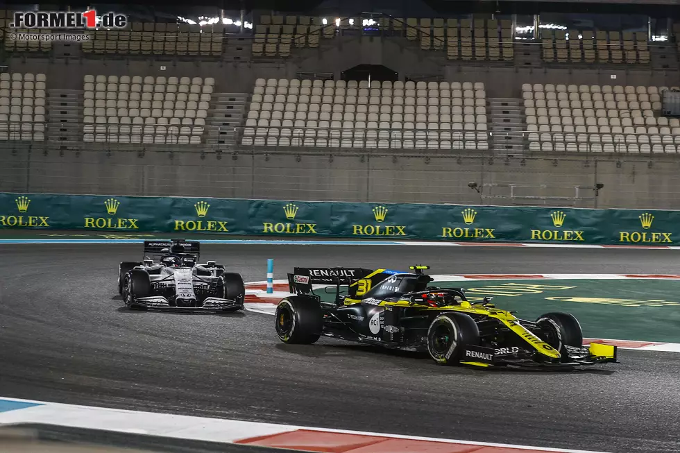 Foto zur News: Esteban Ocon (3): Im Qualifying erst zum zweiten Mal in diesem Jahr überhaupt den Teamkollegen geschlagen. Im Rennen fehlten abgesehen vom späten Überholmanöver gegen Stroll aber die Highlights. P9 war am Ende keine Leistung, die uns vom Hocker gehauen hätte. Für eine 2 hätte es etwas mehr sein müssen.