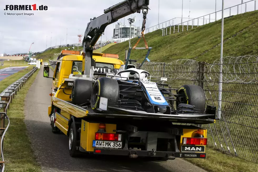 Foto zur News: George Russell (2): Im Qualifying Q3 nur um wenige Hundertstel verpasst, im Rennen in einer Gruppe mit Vettel im Ferrari gewesen, als er von Räikkönen unverschuldet abgeräumt wurde. Punkte wären laut eigener Aussage ohne den Unfall möglich gewesen. Sehen wir auch so, deswegen gibt&#039;s die 2.