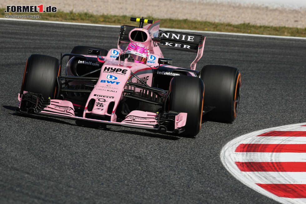 Foto zur News: In seinem fünften Rennen für das Team stellt Ocon mit Platz fünf einen persönlichen Formel-1-Rekord auf, den er ...