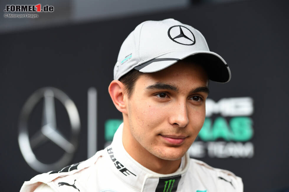 Foto zur News: ... Ocon bei dieser Gelegenheit trägt, ist übrigens auch Programm: Der Noch-Teenager kommt 2016 mit Mercedes in der DTM unter, sieht aber ...