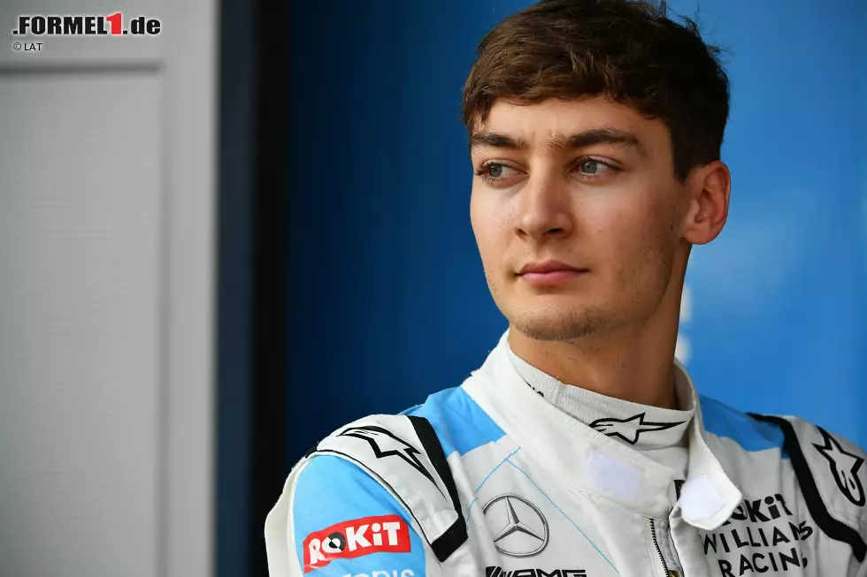 Foto zur News: #14: George Russell (Williams) - 630.000 Follower. Sitzt er eines Tages im Mercedes-Silberpfeil? Russell jedenfalls hat eine gewisse Fangemeinde, obwohl er mit Williams 2019 nur hinterhergefahren ist.