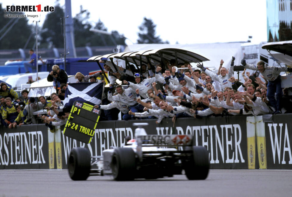 Foto zur News: 16. Stewart - Letzter Sieg: Großer Preis von Europa 1999 mit Johnny Herbert