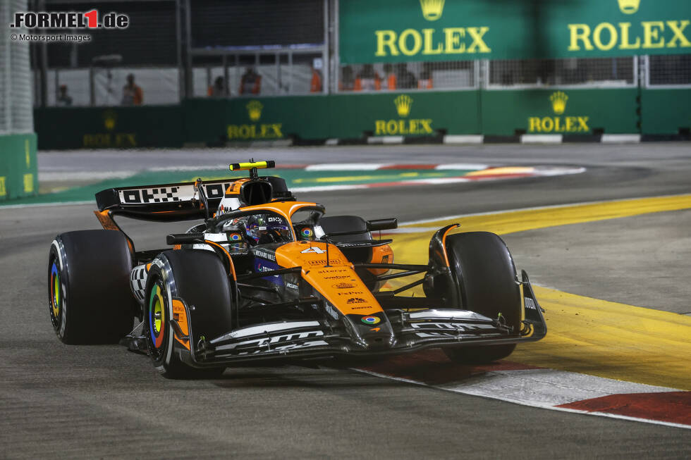 Foto zur News: 1. McLaren - Letzter Sieg: Großer Preis von Singapur 2024 mit Lando Norris