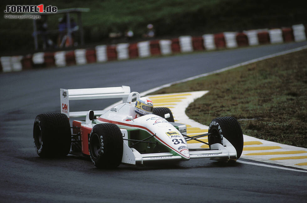 Foto zur News: #31: Bertrand Gachot (Coloni): Der Belgier fuhr 1990 kein einziges Formel-1-Rennen, weil er jedes Mal schon im Qualifying oder gar im Vorqualifying scheiterte.