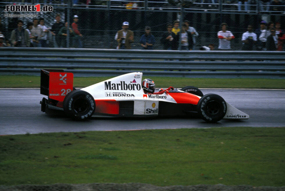 Foto zur News: #28: Gerhard Berger (McLaren): Der Stallgefährte holte alleine sechs Siege, nur Berger selbst blieb 1990 ohne Rennerfolg. Immerhin: Zwei zweite Plätze, dazu drei Mal Dritter. Das bedeutete am Ende P4 in der WM, nur einen Punkt hinter Nelson Piquet.