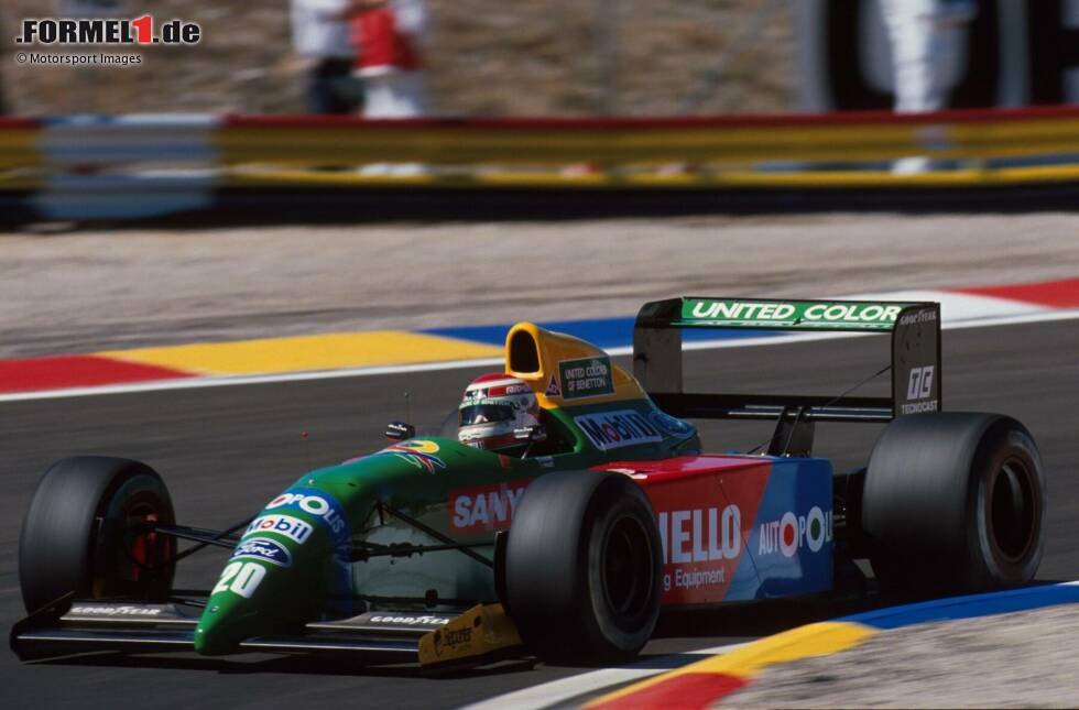 Foto zur News: #20: Nelson Piquet (Benetton): Der Ex-Champion aus Brasilien führte hinter dem Spitzenduo das breite Formel-1-Mittelfeld an. Die letzten beiden Saisonsiege gingen an ihn, nebst WM-Rang drei.