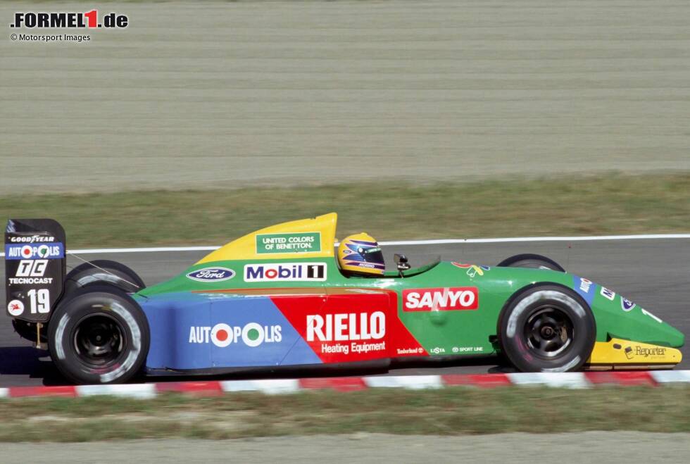 Foto zur News: #19: Roberto Moreno (Benetton): Als Ersatzmann von Alessandro Nannini nutzte Moreno seine Chance und erzielte mit P2 bei seinem ersten Benetton-Einsatz 1990 gleich einen Podestplatz.