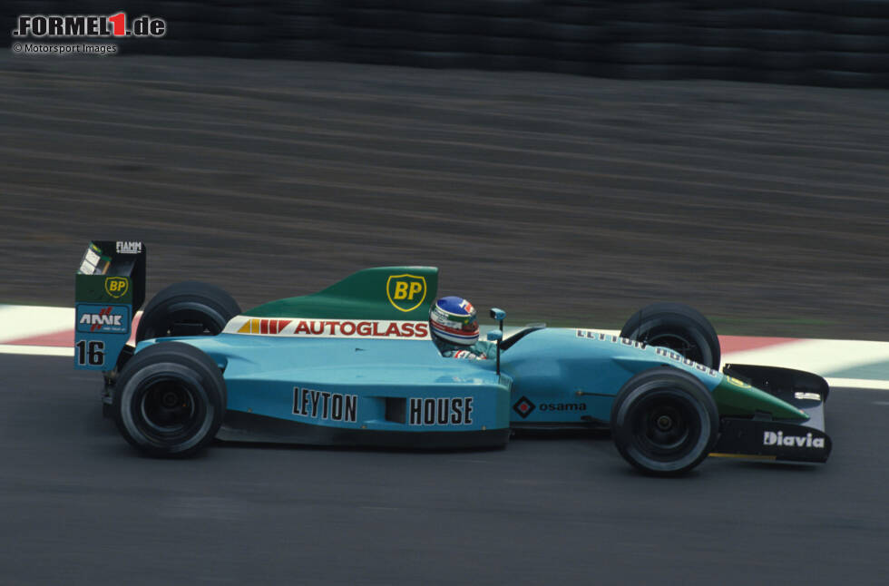 Foto zur News: #16: Ivan Capelli (Leyton House): Seine Sternstunde der Saison 1990 kam beim Frankreich-Grand-Prix, denn Capelli fuhr dort als Zweiter auf das Podium. Auch für den Italiener blieb es bei diesem einzigen Top-6-Resultat. Damit belegte er P10 in der Gesamtwertung.