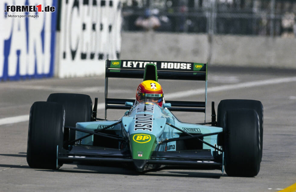 Foto zur News: #15: Mauricio Gugelmin (Leyton House): Platz sechs in Belgien bedeutete das einzige zählbare Ergebnis für den Brasilianer im March-Rennstall.