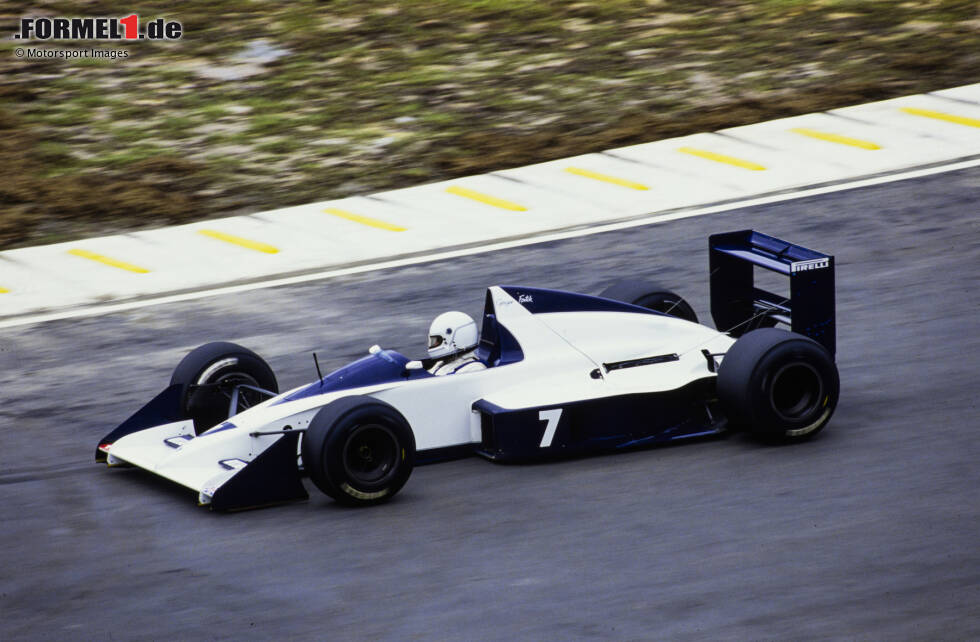 Foto zur News: #7: Gregor Foitek (Brabham): Für zwei Rennen saß der Schweizer 1990 in einem Brabham-Boliden, sah aber in beiden Fällen nicht das Ziel und blieb punktelos.