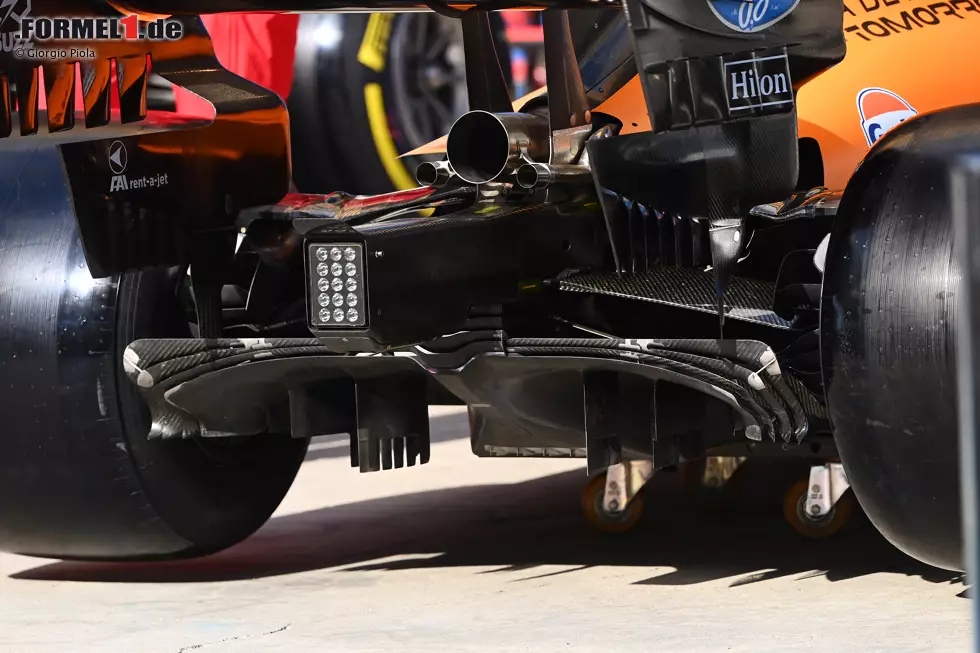 Foto zur News: McLaren MCL35: Diffusor