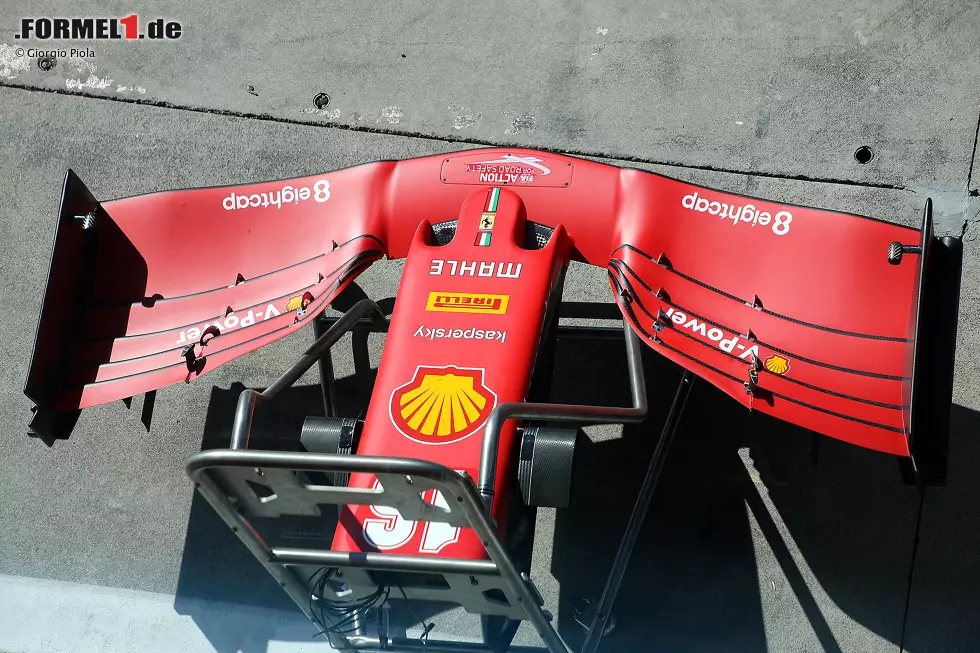 Foto zur News: Ferrari SF1000: Frontflügel