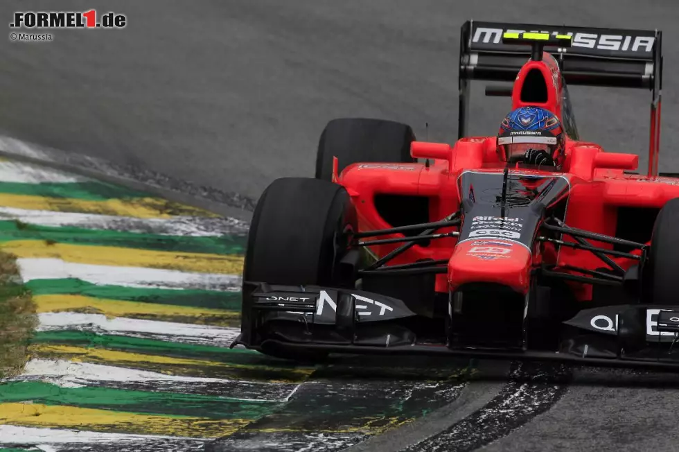 Foto zur News: Denn ausgerechnet beim letzten Grand Prix 2012 in Brasilien verliert Pic das direkte Duell gegen Witali Petrow im Caterham, was Marussia Platz zehn und viele Millionen kostet. Der Profiteur ist dabei ausgerechnet Pics zukünftiger Rennstall.