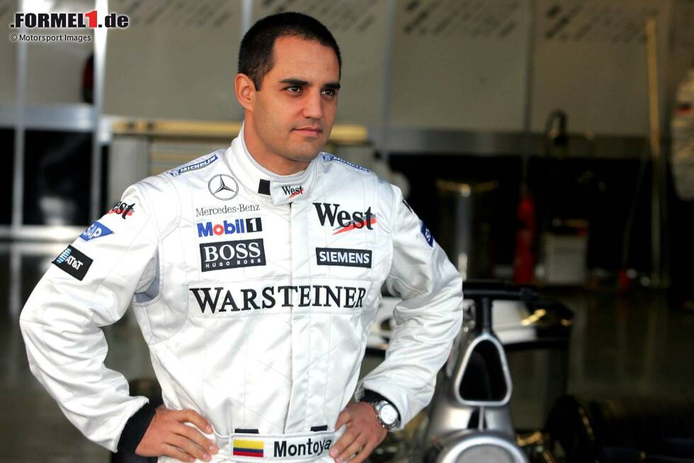 Foto zur News: 2005: Juan Pablo Montoya stolpert über einen Tennisball und zieht sich eine Schulterverletzung zu, verpasst zwei Rennen für McLaren. Das ist die offizielle Version. Inoffiziell heißt es: Montoya soll unerlaubt Motocross gefahren und dabei zum Sturz gekommen sein. Tatsache ist, von Ron Dennis bestätigt: Montoya fällt deshalb in Ungnade.