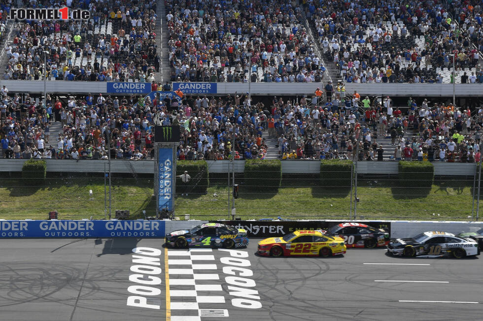 Foto zur News: Pocono - Und noch einmal die USA. Der Pocono Raceway, bekannt vor allem durch die NASCAR- und IndyCar-Rennen, gehört ebenfalls zu den Kursen, die gar nicht nach einer Stadt benannt sind. Bei den Pocono-Bergen handelt es sich um ein Gebirge, die Strecke liegt in Long Pond.