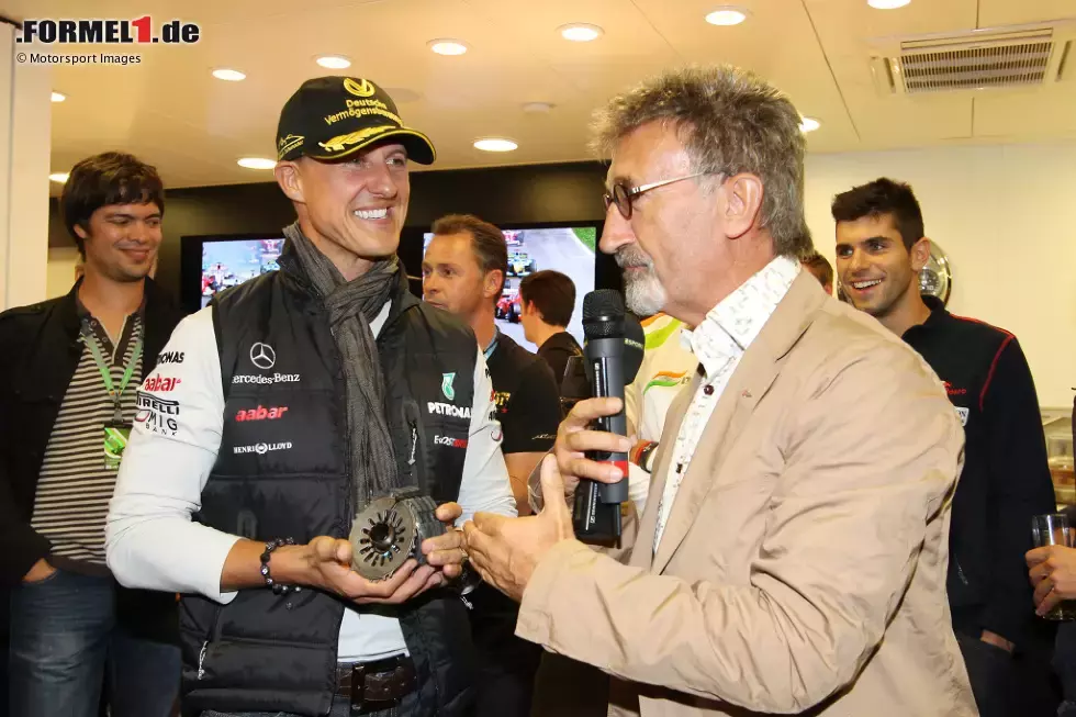 Foto zur News: Das Formel-1-&quot;Orakel&quot; gibt Jordan auch 2009, als er ankündigt, Michael Schumacher werde bei Mercedes ein Comeback geben und aus dem Ruhestand zurückkehren (Foto: 2011), was ...