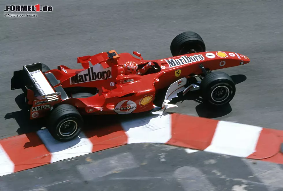 Foto zur News: Für Ferrari ist 2005 insgesamt eine furchtbare Saison mit nur einem Sieg beim Skandalrennen in Indianapolis. In Monaco kollidiert Michael Schumacher mit David Coulthard und wird am Ende nur Siebter.