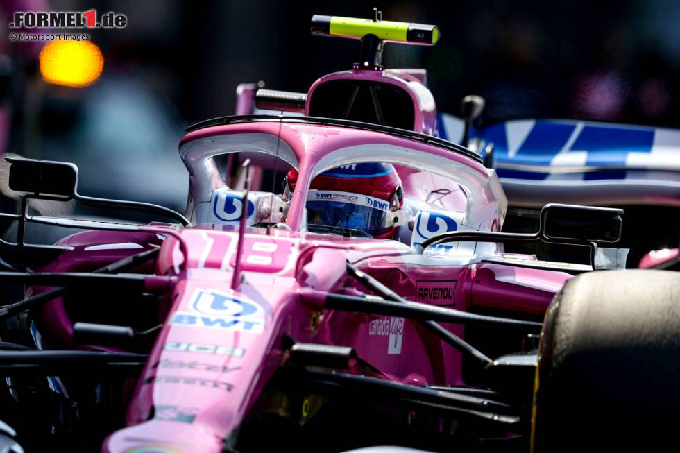 Foto zur News: Lance Stroll (3): Am Ende nur deshalb vor dem Teamkollegen, weil der noch einen zusätzlichen Stopp einlegte. Im Qualifying rund drei Zehntel langsamer als Ersatzpilot Hülkenberg, das darf einem Stammfahrer eigentlich nicht passieren. Im Rennen fehlerfrei und auf einem ordentlichen P6. Mit Ruhm bekleckert hat er sich aber nicht gerade.