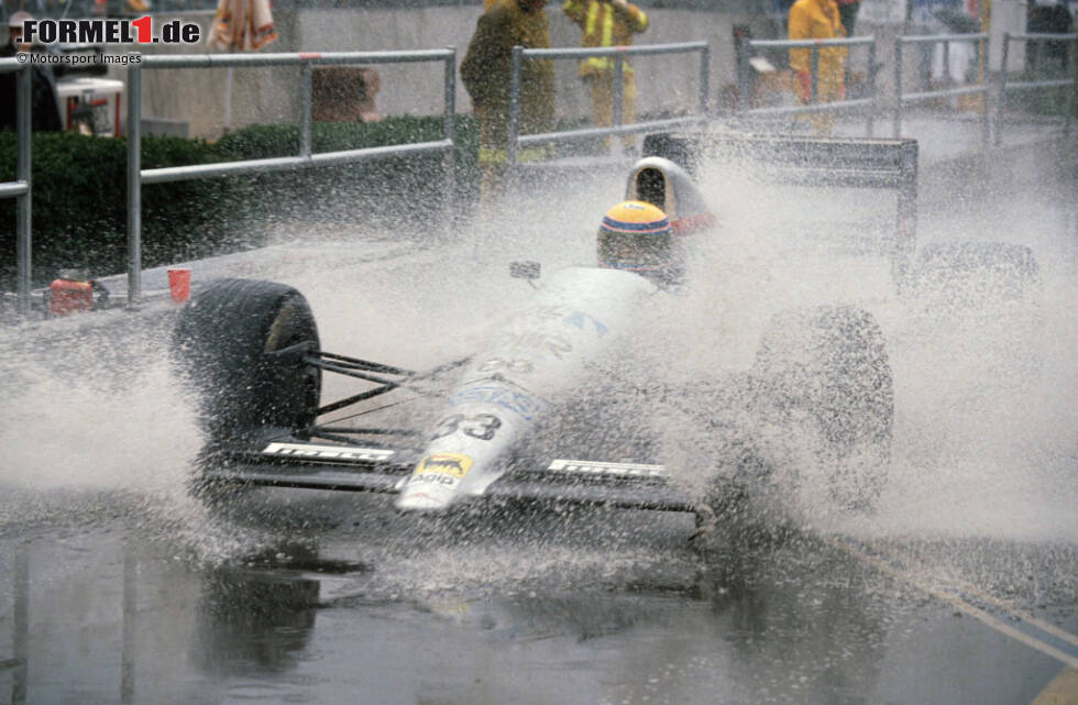 Foto zur News: Sein Auto ist meist einfach nur Ersatz für das von Roberto Moreno. Mit 14 gescheiterten Pre-Qualifyings (von 14 Versuchen) gilt Langes als einer der erfolglosesten Piloten der Geschichte. Teamboss Walter Brun hat im Sommer keine Lust mehr und lässt das Team unmotiviert die Saison beenden, um einer Strafe zu entgehen.