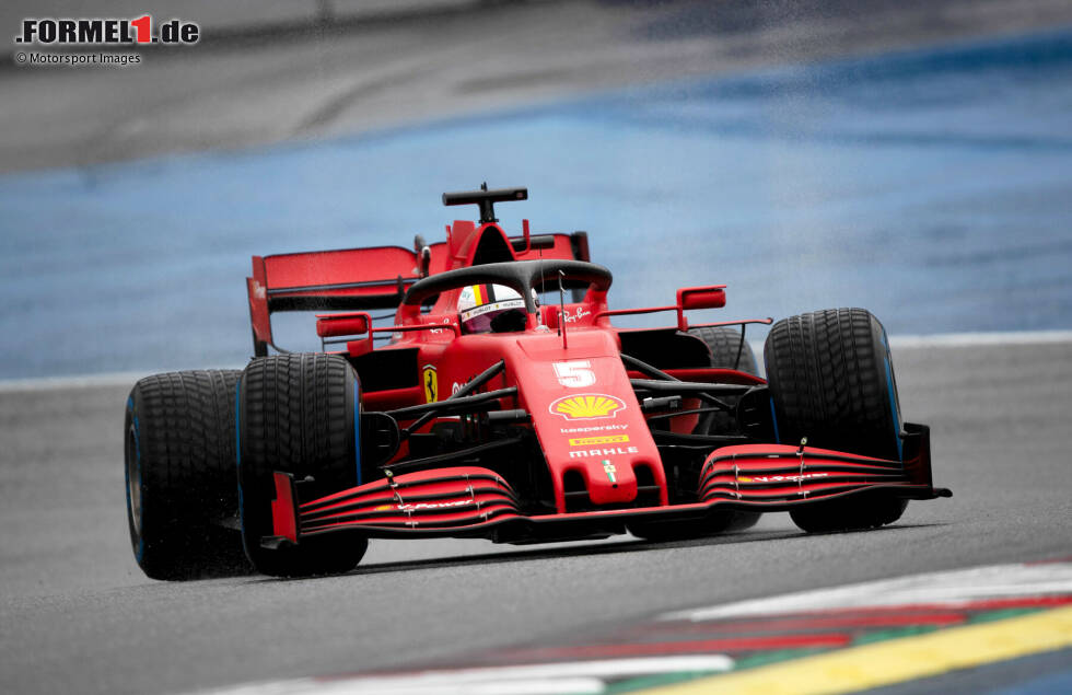 Foto zur News: Sebastian Vettel (3): Im Qualifying vor Leclerc, im Rennen dann gleich in der ersten Runde vom Teamkollegen abgeräumt. Eine seriöse Bewertung seines Rennens ist damit natürlich nicht möglich. Wir haben also nur das Qualifying als Grundlage, und da ist uns der letzte Platz in Q3 (auch in einem schlechten Ferrari) keine 2 wert.