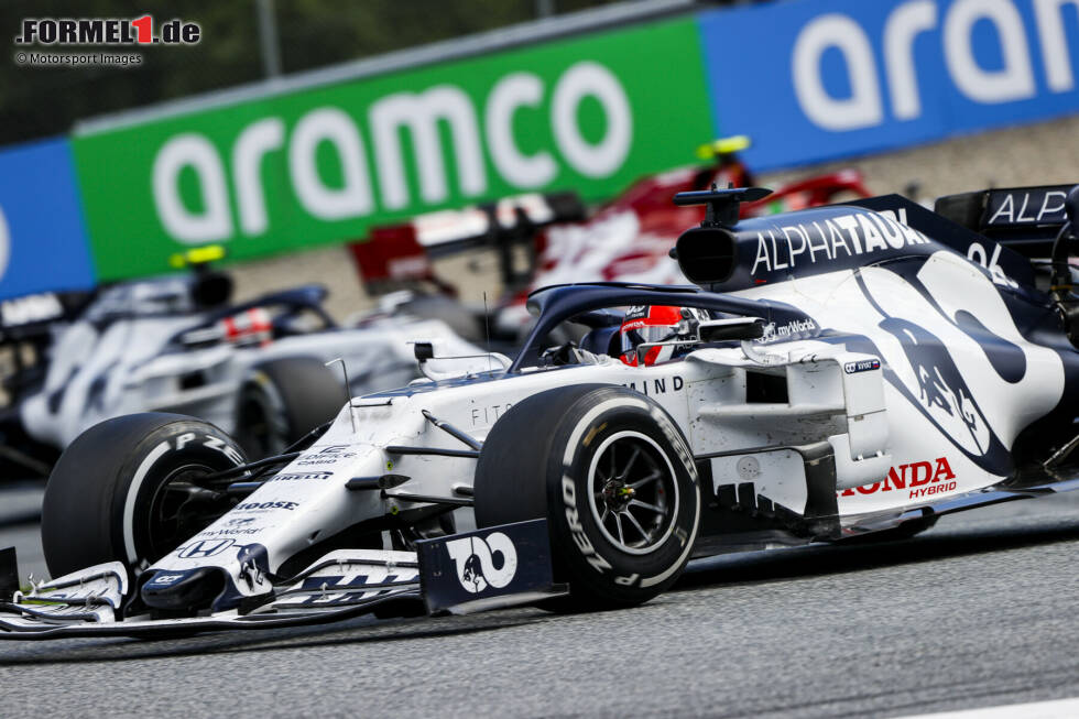 Foto zur News: Daniil Kwjat (3): P10 und damit den letzten Punkt abgestaubt - mehr ist in einem AlphaTauri wohl nicht möglich. Abzüge gibt&#039;s fürs Qualifying, wo er sechs Plätze hinter seinem Teamkollegen gelandet ist. Im Rennen dann sauber gefahren und mit einem Punkt belohnt. Eine gute 3.