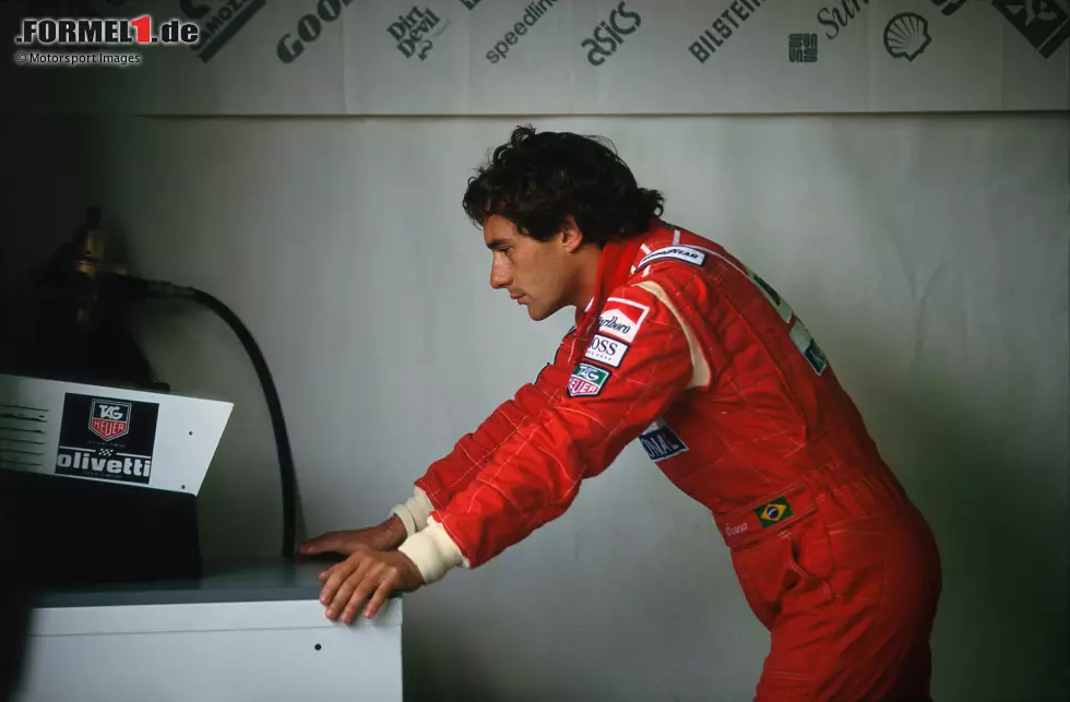 Foto zur News: Im Kopf von Senna: &quot;Ayrton Senna ging bei allem, was er tat, bis an die Grenzen und war einer der ersten, der verstanden hat, wie die Daten ihm helfen könnten, einen Vorteil zu finden. Oft nach außen abgeschirmt, gelang mir hier ein Blick hinter die Kulissen. Ich glaube, die Aufnahme verkörpert ihn ganz allein in seiner eigenen Welt.&quot;