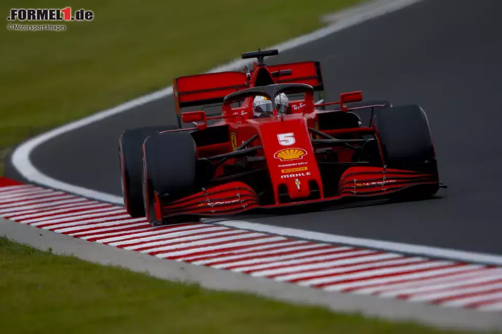 Foto zur News: Sebastian Vettel (2): Von Hamilton überrundet, aber auch hier gilt: Mehr ist mit dem Auto aktuell eben nicht möglich. Leclerc im Qualifying geschlagen, P6 im Rennen. Mehr kann man kaum erwarten. Für die 1 fehlte ein besonderes Highlight. Es ist aber zugegebenermaßen schwierig, im SF1000 momentan welche zu setzen ...