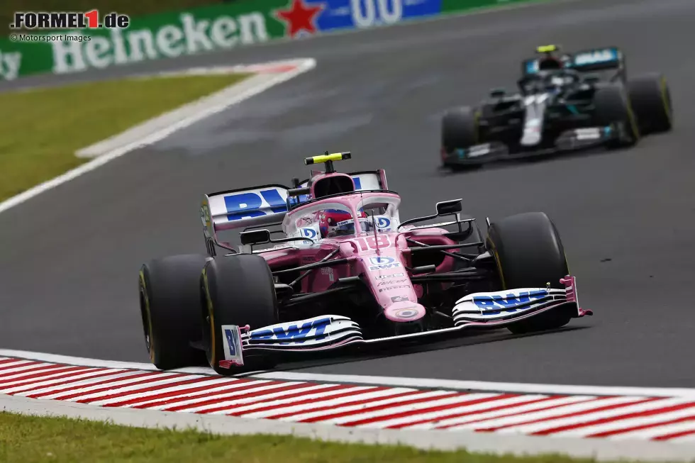 Foto zur News: Lance Stroll (2): Perez in Qualifying und Rennen geschlagen, keine Fehler gemacht und als Vierter &quot;Best of the Rest&quot; hinter Verstappen und den Mercedes-Piloten. Laut eigener Aussage wäre mit einer anderen Strategie sogar ein Podium möglich gewesen. Dann hätten wir vielleicht sogar die 1 gezückt.