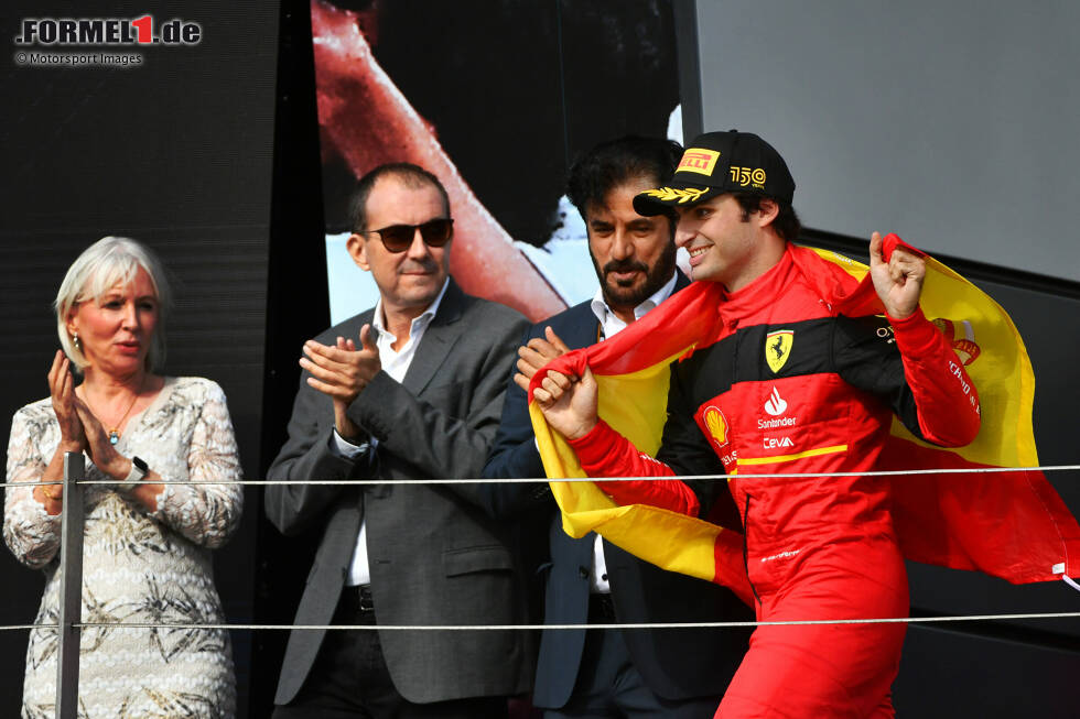 Foto zur News: 4. Carlos Sainz (Ferrari) beim Großen Preis von Großbritannien 2022