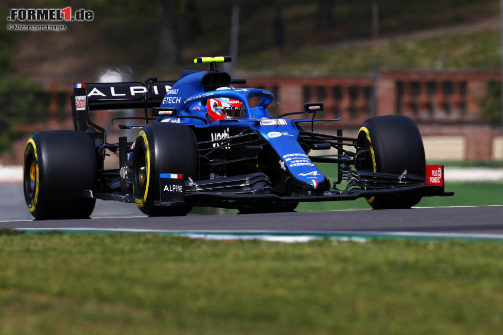 Foto zur News: Alpine 2021: Fernando Alonso, Esteban Ocon