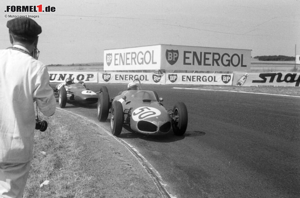 Foto zur News: Doch was dem Kanadier nicht gelingt, schafft 35 Jahre davor der Italiener Giancarlo Baghetti. Ferraris FISA-Team setzt 1961 einen Ferrari 156 in Reims ein, der aber mindestens zehn PS schwächer sein soll als die Konkurrenz. Im Qualifying landet Baghetti auf Rang zwölf.