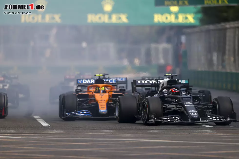 Foto zur News: Yuki Tsunoda (3): Sein Unfall beendete das Qualifying in Q3 vorzeitig. Und auch bei Rennende machte Tsunoda keine allzu tolle Figur gegen Alonso. Ergibt insgesamt zwar einen Aufwärtstrend, aber nur die Note Drei - auch weil er ansonsten eigentlich einen recht guten Speed an den Tag legte.