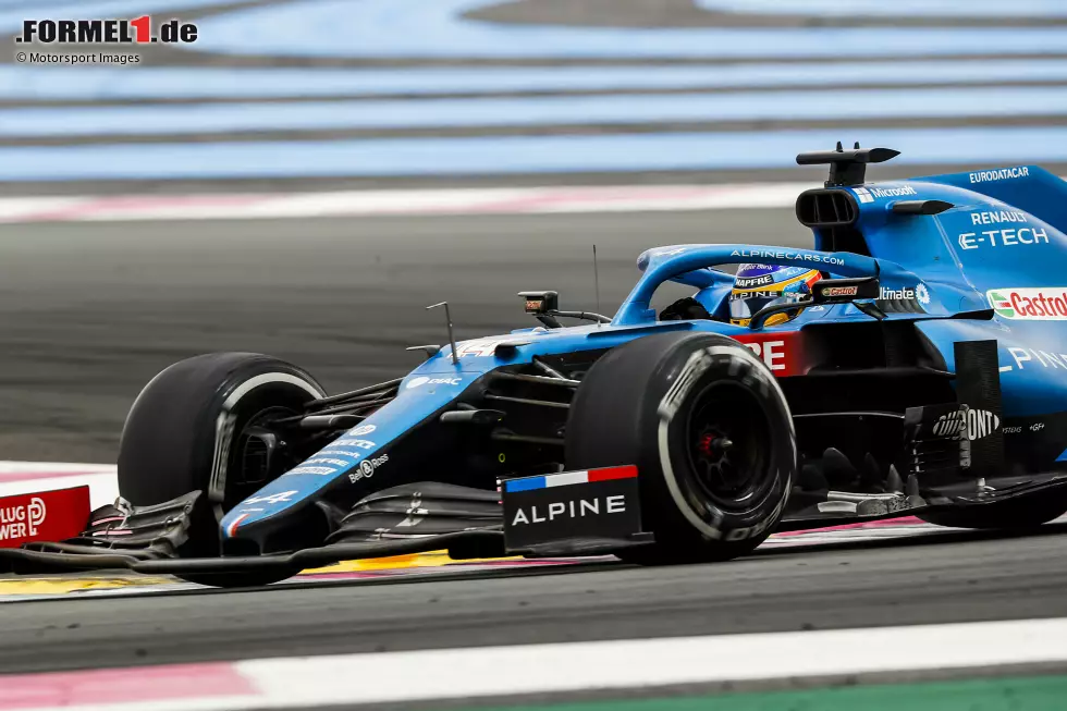 Foto zur News: Fernando Alonso (2): Für eine starke Qualifikation auf P9 und im Rennen P8 vergeben wir gerade noch eine zwei. Völlig überzeugend war die Vorstellung von Alonso gerade im ersten Stint nämlich nicht. Aber Alpine und er sind auf einem guten Weg, und es gab wieder Punkte.